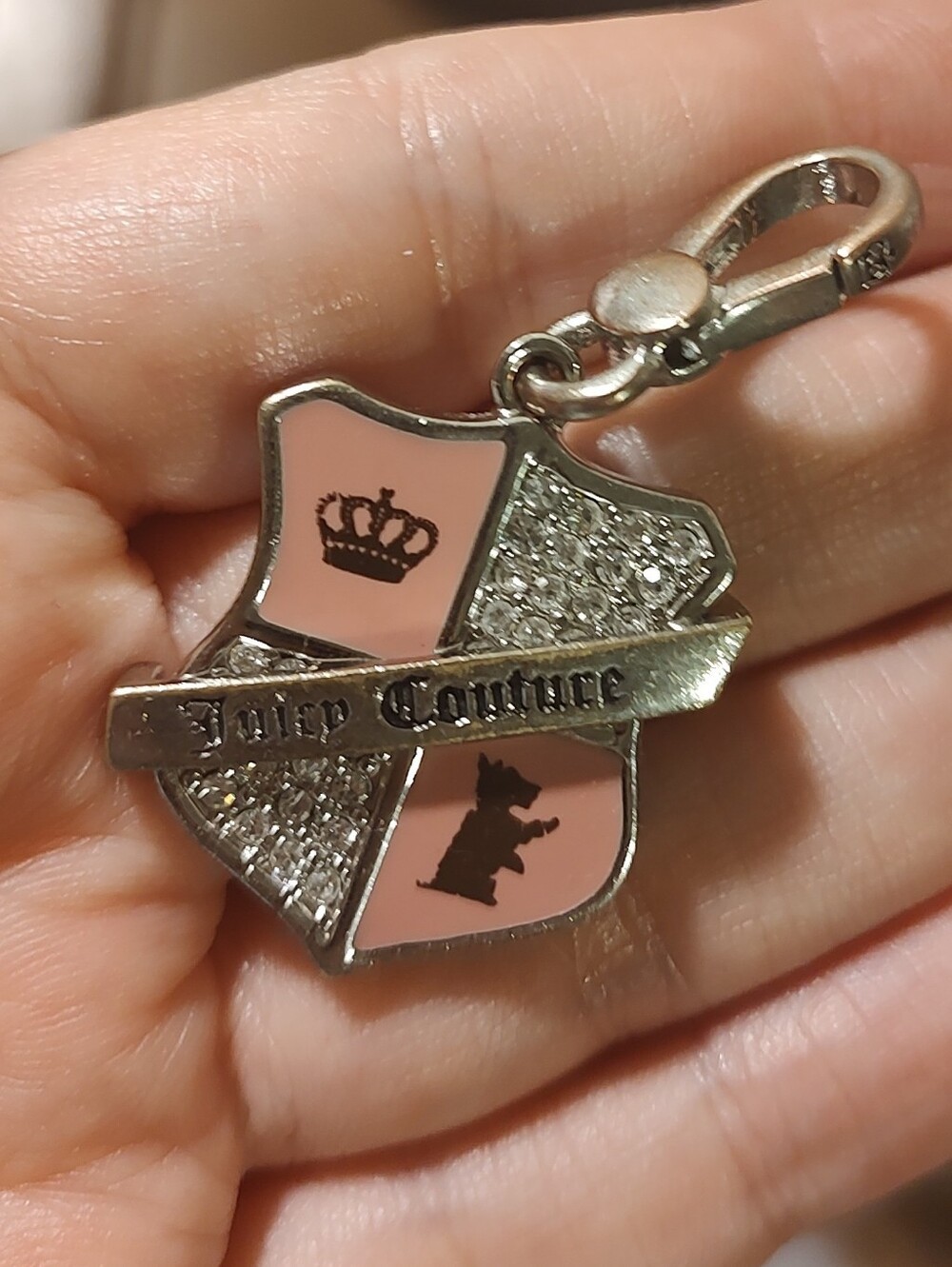 Vintage Juicy Couture Shield Charm